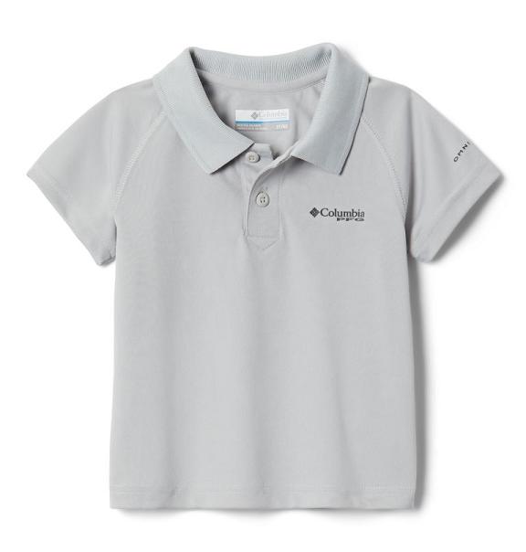 Columbia PFG Shirts Grey For Boys NZ72089 New Zealand